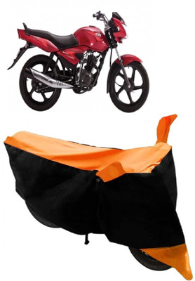 Mdstar Waterproof Two Wheeler Cover for TVS(Jive, Orange, Black)