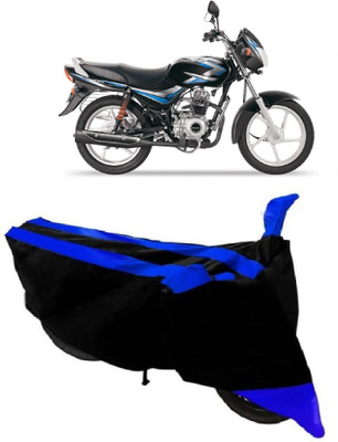 Elegance Two Wheeler Cover for Bajaj(CT 100, Blue)