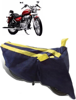 THE REAL ARV Waterproof Two Wheeler Cover for Royal Enfield(Twin spark, Yellow, Blue)