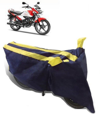 AutoKick Two Wheeler Cover for Hero(Splendor I Smart, Yellow)