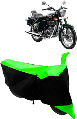 AutoKick Two Wheeler Cover for Royal Enfield(Bullet 500, Green)