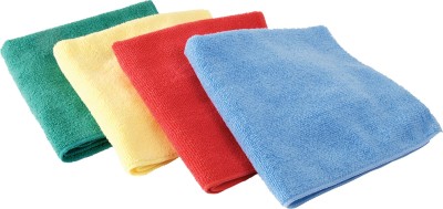 Auto Hub Microfiber Vehicle Washing  Cloth(Pack Of 4, 270 GSM)