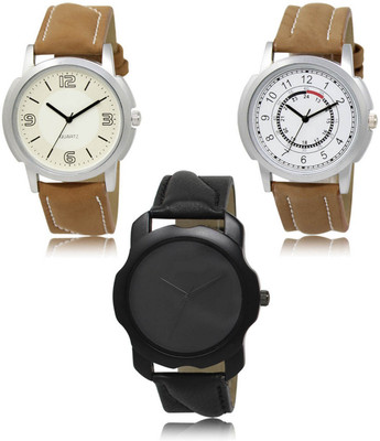 SWIFFIN New latest Designer Combo of 3 Analog Watch  - For Men