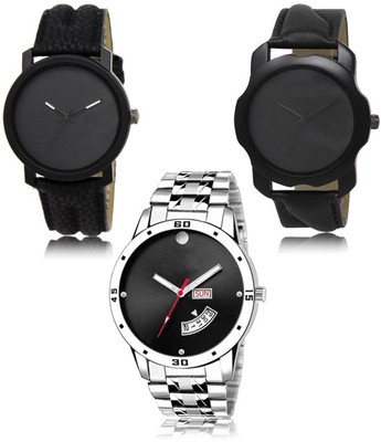 SWIFFIN New latest Designer Combo of 3 Analog Watch  - For Men