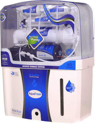Aqua Fresh A2_RO_UV_UF_TDS_ALKALINE 12 L RO + UV + UF + TDS Water Purifier(Black, White)
