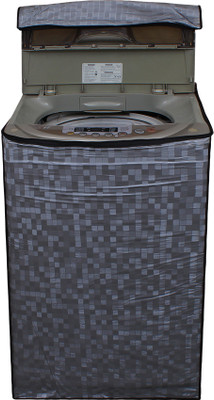 Glassiano Top Loading Washing Machine  Cover(Width: 66.04 cm, Grey)