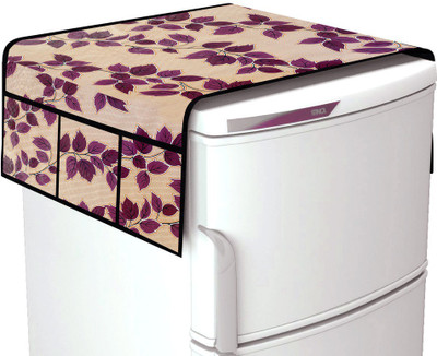 LooMantha Refrigerator  Cover(Width: 55 cm, Multicolor)