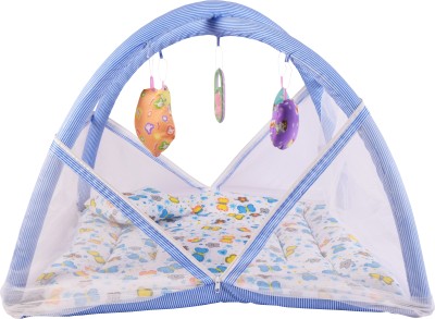 RBC RIYA R Cotton Baby Bed Sized Bedding Set(Blue)