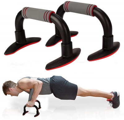 HACKERX Push Up Bar Home Gym Exercise Fitness Equipment (Push up Bars) Push-up Bar(Multicolor)