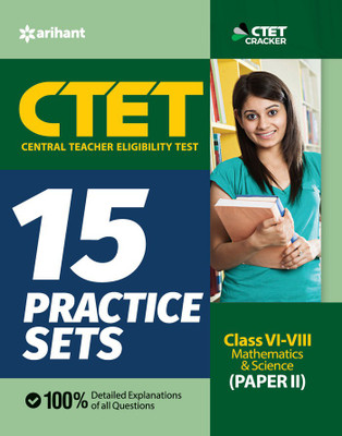 15 Practice Sets Ctet Paper-2 Paper 2 Mas & Science Teacher Selection for Class 6 to 8 2020(English, Paperback, unknown)
