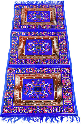 KUBER INDUSTRIES Multicolor Velvet Runner(2 ft,  X 6 ft, Rectangle)
