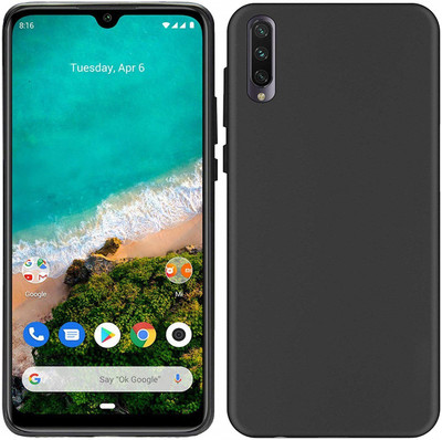 CELLCAMPUS Back Cover for Mi A3, Xiaomi Mi A3, Redmi Xiaomi Mi A3(Black, Grip Case, Pack of: 1)
