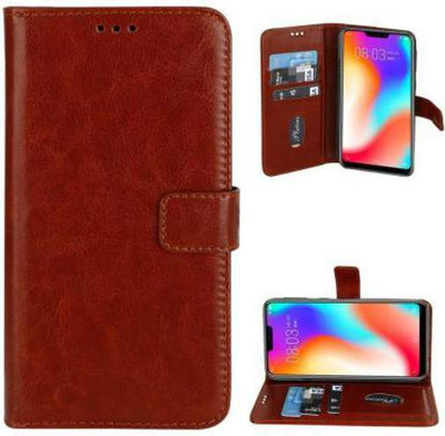 Huma World Flip Cover for Samsung Galaxy J7(16)(Brown, Dual Protection)