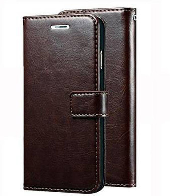 Huma World Flip Cover for Samsung Galaxy J7(16) In Ultimate Coffee Color(Maroon, Dual Protection)