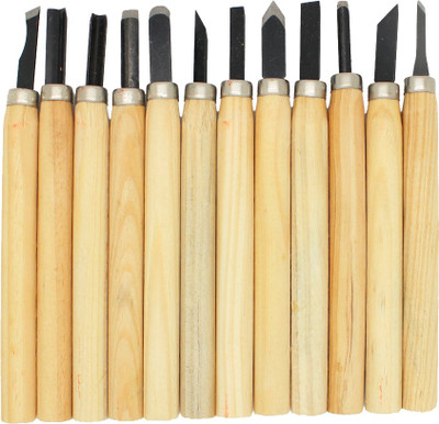 Nema Wood Carving Chisels Set - 12 Pcs Combination Chisel Set(Pack of 12)