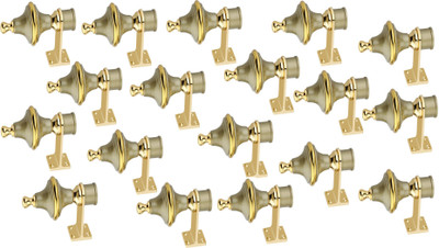 GROWNIX Gold Rod Rail Bracket Metal(Pack of 18)