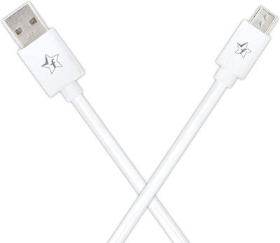 Flipkart SmartBuy AMRPB1M01 1 m Micro USB Cable(Compatible with Mobile, Laptop, Tablet, White, One Cable)