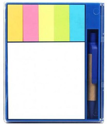 stupefying 1 Compartments plastic Sticky Notes box(Multicolor)