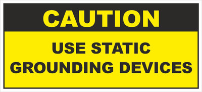 rangvishwa Use Static Grounding Devices Emergency Sign
