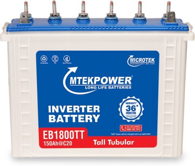 Microtek EB1800TT Tubular Inverter Battery(150 AH)
