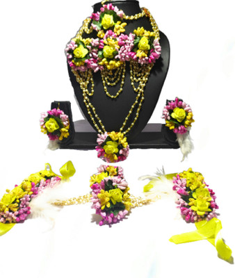 BALIKA VADHU Fabric Multicolor Jewellery Set(Pack of 1)