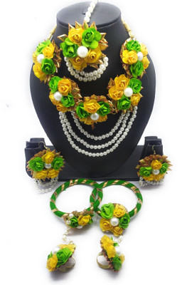 BALIKA VADHU Fabric Multicolor Jewellery Set(Pack of 1)