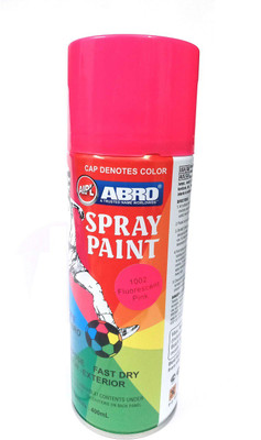 ABRO fluorescent pink spray paint set of 1 (pink)(Set of 1, Pink)