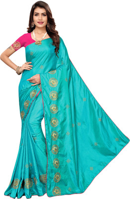 Shavya Printed Bollywood Pure Silk Saree(Green)