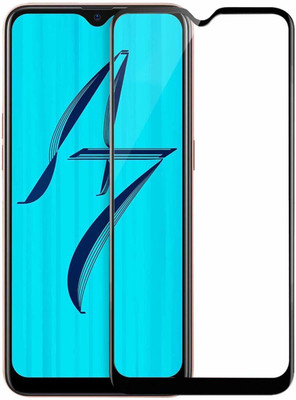 Bigil Edge To Edge Tempered Glass for Oppo A7(Pack of 1)
