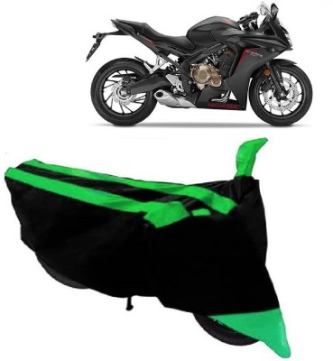 AutoRock Two Wheeler Cover for Honda(CBR 650F, Green)