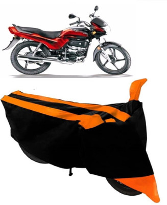 Elegance Two Wheeler Cover for Hero(Passion Plus, Orange)