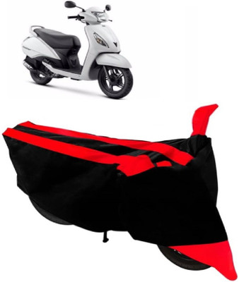 AutoKick Two Wheeler Cover for TVS(Jupiter, Red)