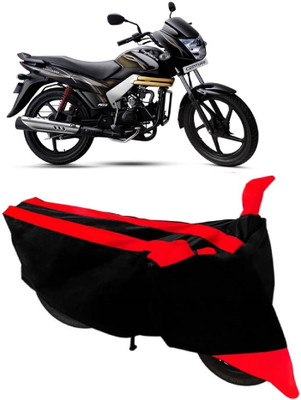 AutoRock Two Wheeler Cover for Mahindra(Centuro, Red)