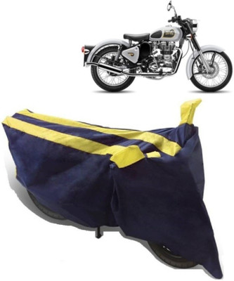 Elegance Two Wheeler Cover for Royal Enfield(Classic 500, Yellow)