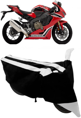 THE REAL ARV Waterproof Two Wheeler Cover for Honda(CBR 1000RR, White)