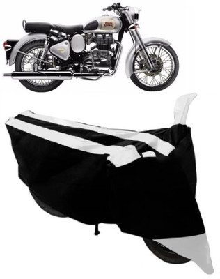 APNEK Two Wheeler Cover for Royal Enfield(Classic 350, White)