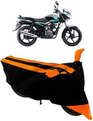 AutoKick Two Wheeler Cover for Bajaj(Discover 100 DTS-i, Orange)