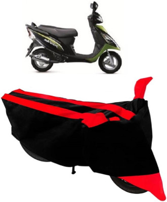 APNEK Two Wheeler Cover for TVS(Scooty Streak, Red)