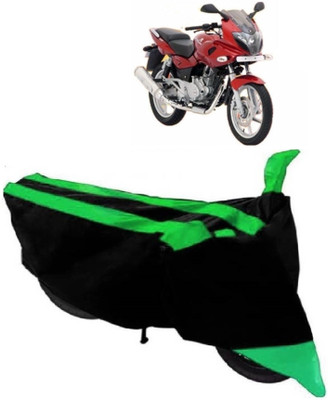 AutoKick Two Wheeler Cover for Bajaj(Pulsar 220 DTS-i, Green)