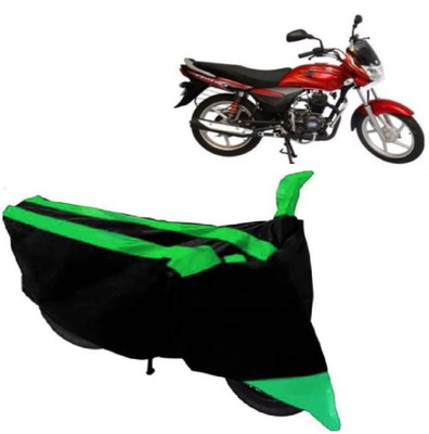 AutoKick Two Wheeler Cover for Bajaj(Platina, Green)
