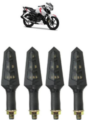 ISHLA Front, Rear LED Indicator Light for Honda Dream(Blue)
