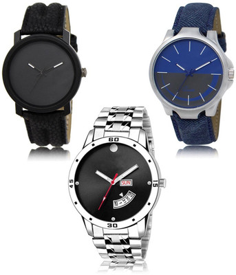 FERRIZZO New latest Designer Combo of 3 Analog Watch  - For Men