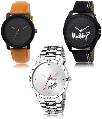 SWIFFIN New latest Designer Combo of 3 Analog Watch  - For Men