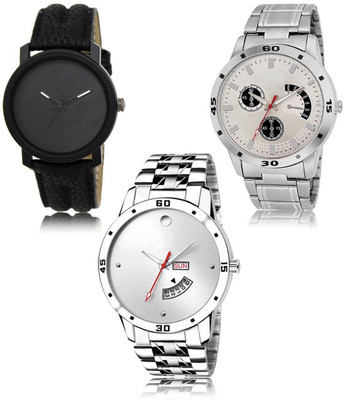 SWIFFIN New latest Designer Combo of 3 Analog Watch  - For Men