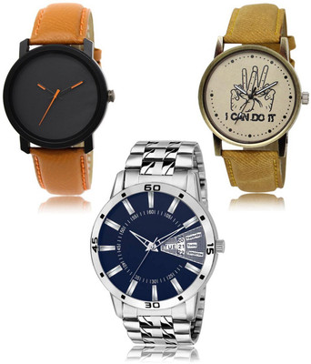 SWIFFIN New latest Designer Combo of 3 Analog Watch  - For Men