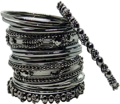Chrishan Alloy Gold-plated Bangle Set
