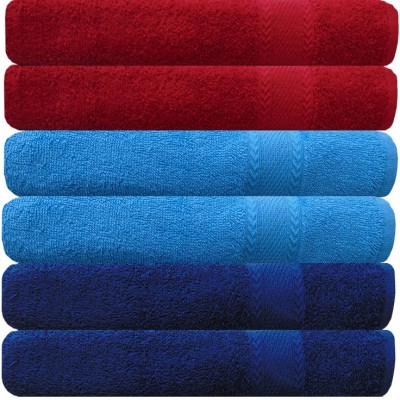 AkiN Cotton 500 GSM Hand Towel(Pack of 6)