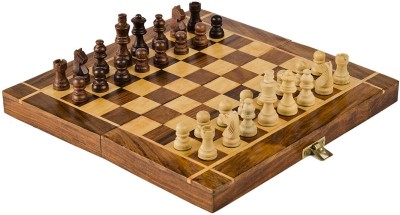 AK Handicrafts 12x12 inch Wooden folding Chess Strategy & War Board Game