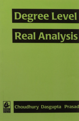 DEGREE LEVEL REAL ANALYSIS PB(English, Paperback, Choudhury)