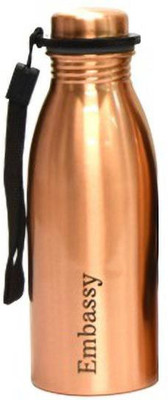 Embassy Copper Water Bottle - 300 ML Pure Copper Bottle 300 ml Bottle(Pack of 1, Copper, Copper)